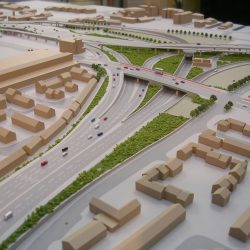 Belfast architectural transport model for public display