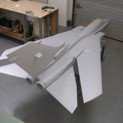 Tornado jet scale model for exhibition