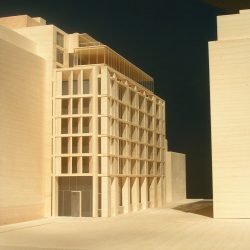 Timber architectural model for London developer