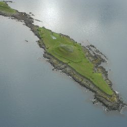 Landscape scale model of Outer Hebrides