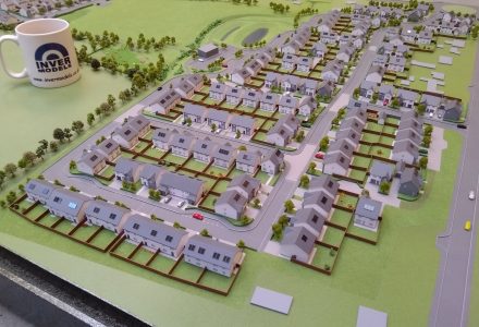 LARGE HOUSING MODEL FOR A SALES LAUNCH